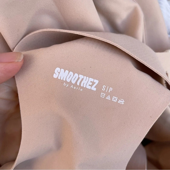 AERIE Women’s Smoothez Body Shaping Smoothing Body Suit Beige Cream Size Small - Picture 14 of 14